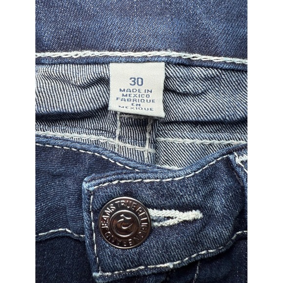 True Religion Women's Sz 30 Skinny Jeans Dark Wash - Picture 2 of 7